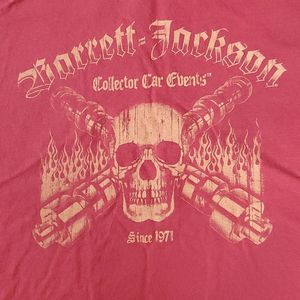 Barrett Jackson Skull Logo Shirt Size XL‎
